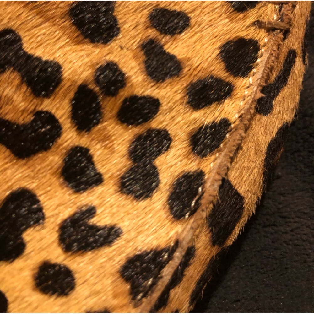 Steve Madden leopard print horse hair loafers 6.5